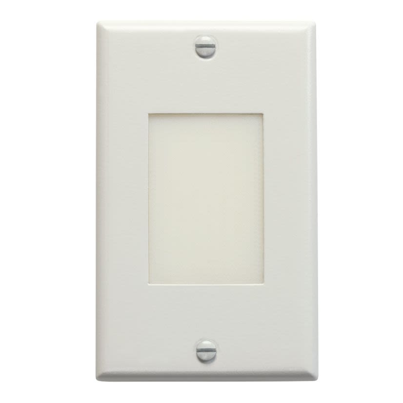 Kichler® 12604WH Step and Hall Light Utilitarian LED Step Light,) LED Lamp, 120 VAC, White Housing